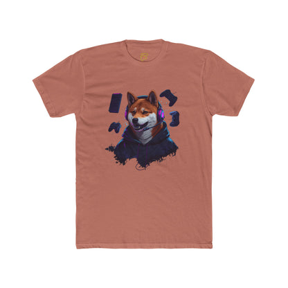 Shiba Inu Cyberpunk Tee — Cool Dog Portrait Graphic T-Shirt