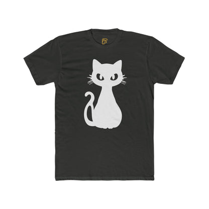 Cat Silhouette Tee — Cute Minimalist Cat Graphic T‑Shirt