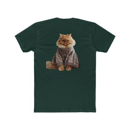 Cat Crew Tee — Cozy Sweater Cat Graphic T-Shirt