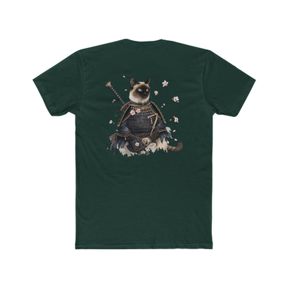 Samurai Cat T-Shirt — Cute Warrior Cat Graphic Tee