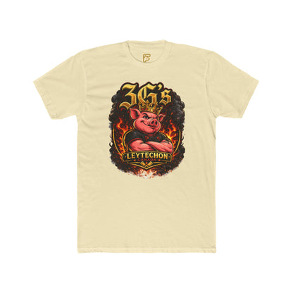 3G's Leytechon Pig Graphic Tee — Vintage Flame Streetwear Shirt