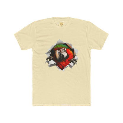 Parrot Portrait Tee — Colorful Macaw Graphic T-Shirt
