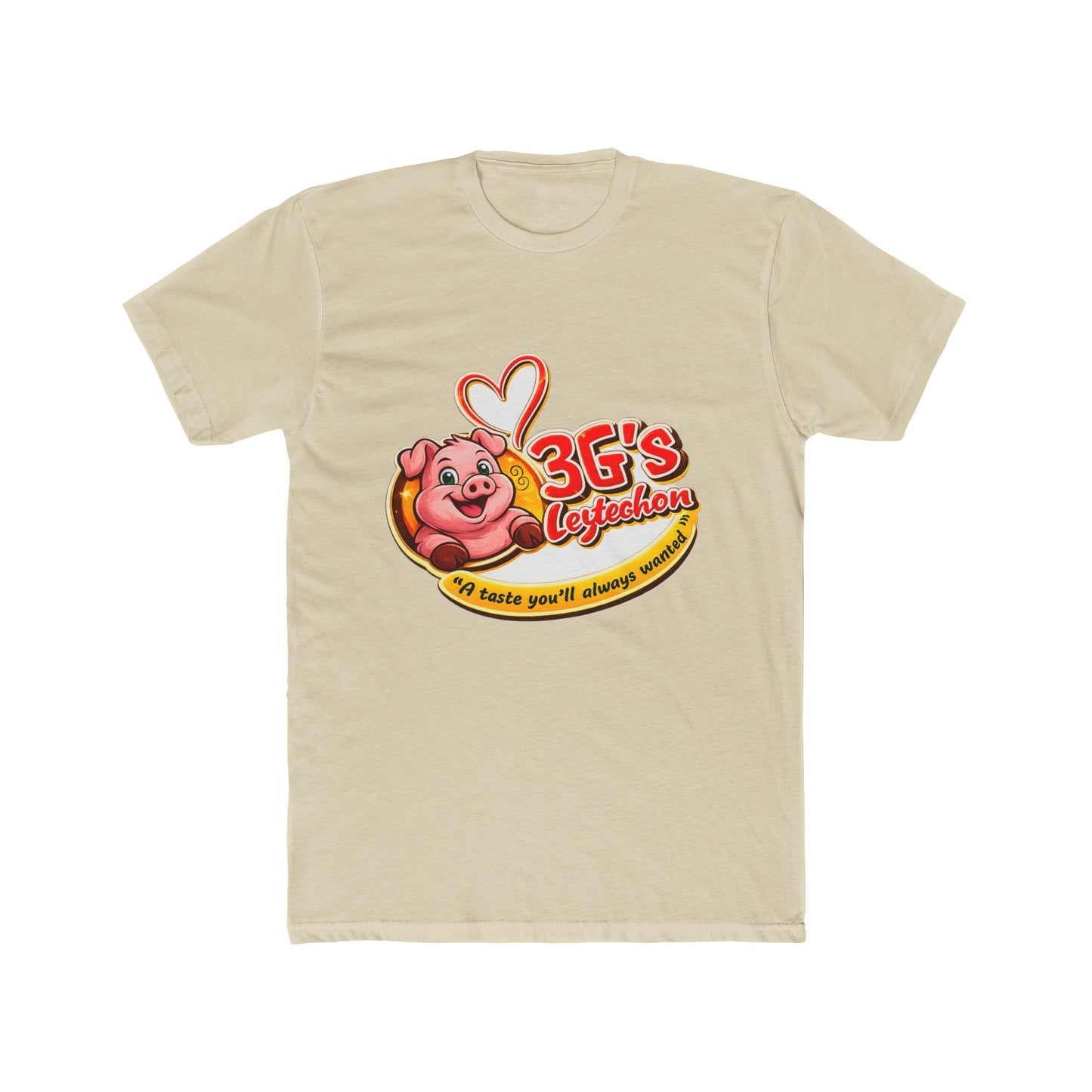 3G's Lychchon Pig Logo Tee - Cute BBQ Diner Shirt