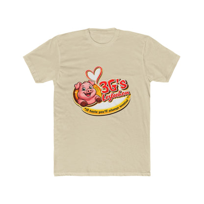 3G's Lychchon Pig Logo Tee - Cute BBQ Diner Shirt