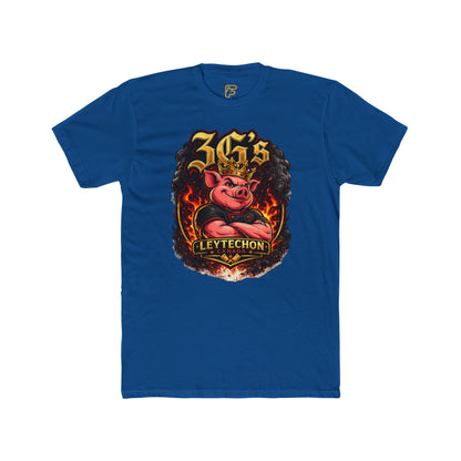 3G's Leytechon Pig Graphic Tee — Vintage Flame Streetwear Shirt
