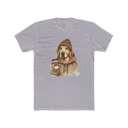 Golden Retriever Coffee Tee — Cozy Dog Hoodie Design