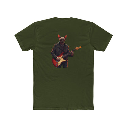 Cat Rocker T‑Shirt — Sphynx Guitar Player Graphic Tee
