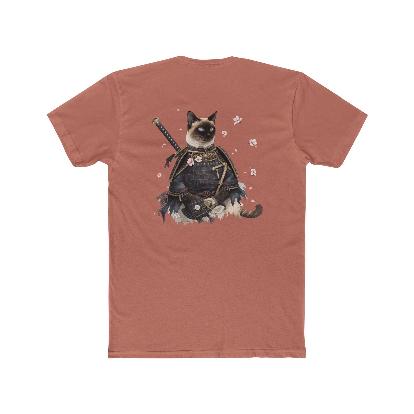 Samurai Cat T-Shirt — Cute Warrior Cat Graphic Tee