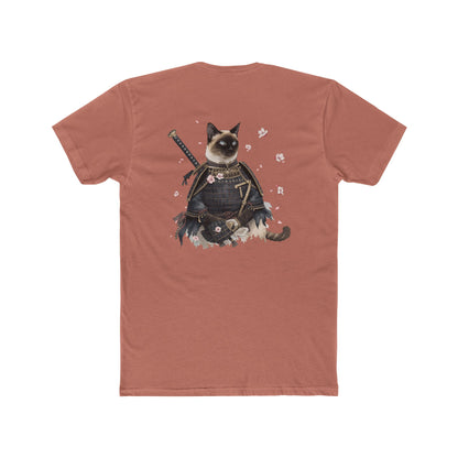 Samurai Cat T-Shirt — Cute Warrior Cat Graphic Tee