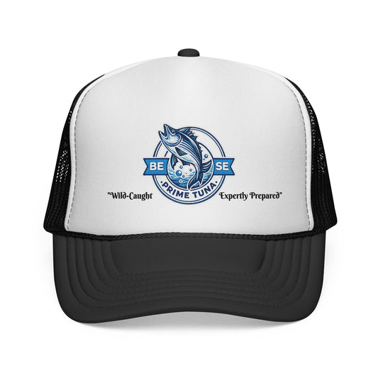 Tuna Trucker Hat — "Be Se" Prime Tuna Fishing Cap