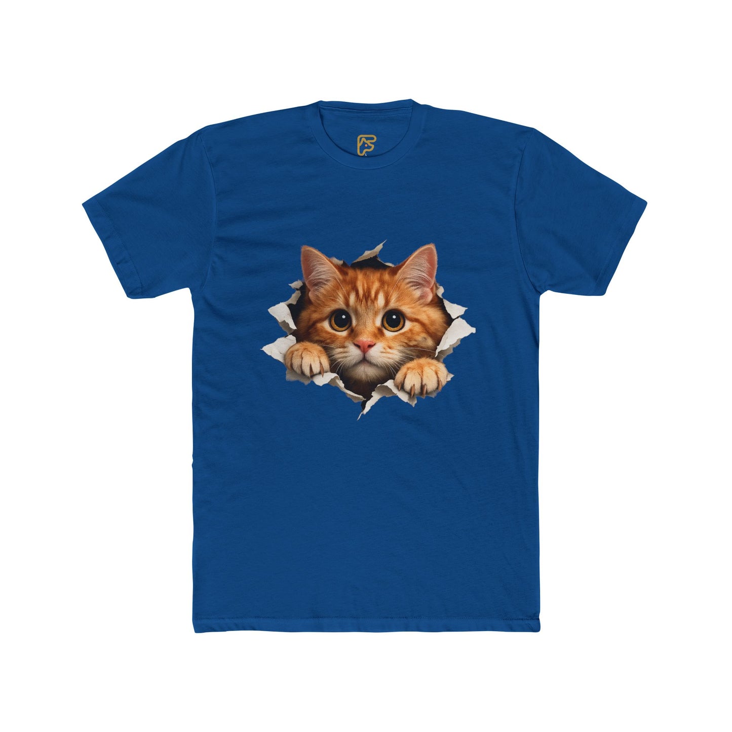 Peekaboo Kitten T-Shirt — Cute Cat Peeking Graphic Tee