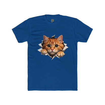 Peekaboo Kitten T-Shirt — Cute Cat Peeking Graphic Tee