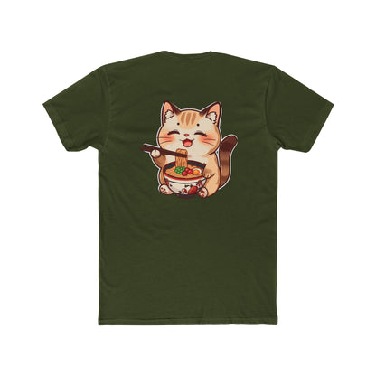 Cat Ramen Tee — Cute Kawaii Cat Eating Ramen Graphic T-Shirt