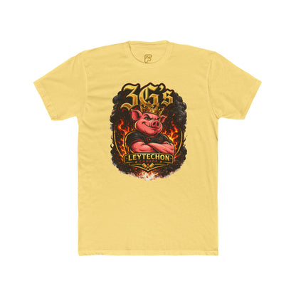3G's Leytechon Pig Graphic Tee — Vintage Flame Streetwear Shirt