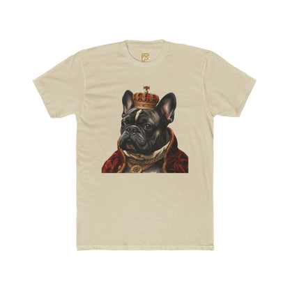 Royal French Bulldog T‑Shirt — Crowned Dog Portrait Tee