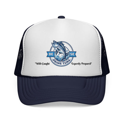 Tuna Trucker Hat — "Be Se" Prime Tuna Fishing Cap