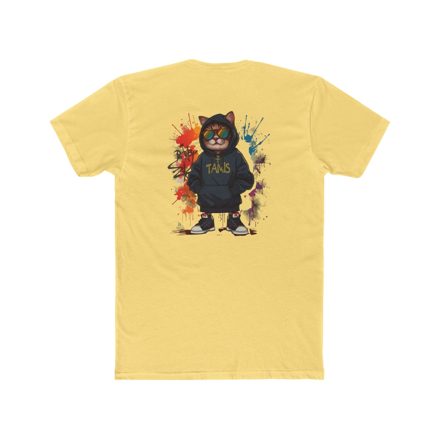 Cat Streetwear Tee — Graphic Hoodie Cat Design ("TAMS")