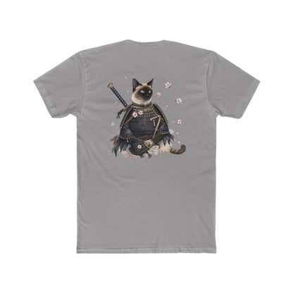 Samurai Cat T-Shirt — Cute Warrior Cat Graphic Tee