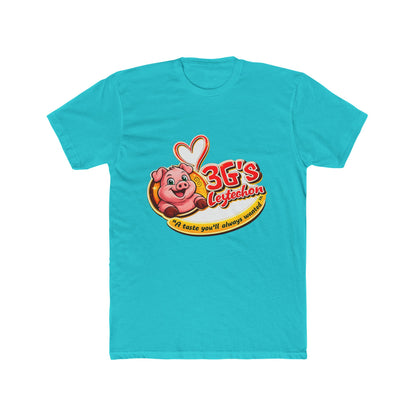 3G's Lychchon Pig Logo Tee - Cute BBQ Diner Shirt
