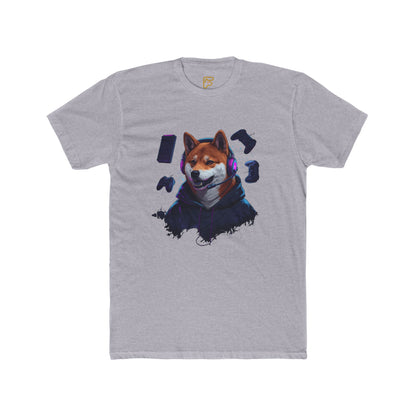 Shiba Inu Cyberpunk Tee — Cool Dog Portrait Graphic T-Shirt