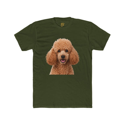 Poodle Portrait Tee — Cute Apricot Poodle Dog Graphic Shirt