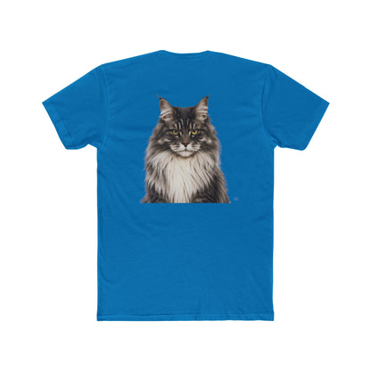Cat Portrait T‑Shirt — Realistic Maine Coon Graphic Tee
