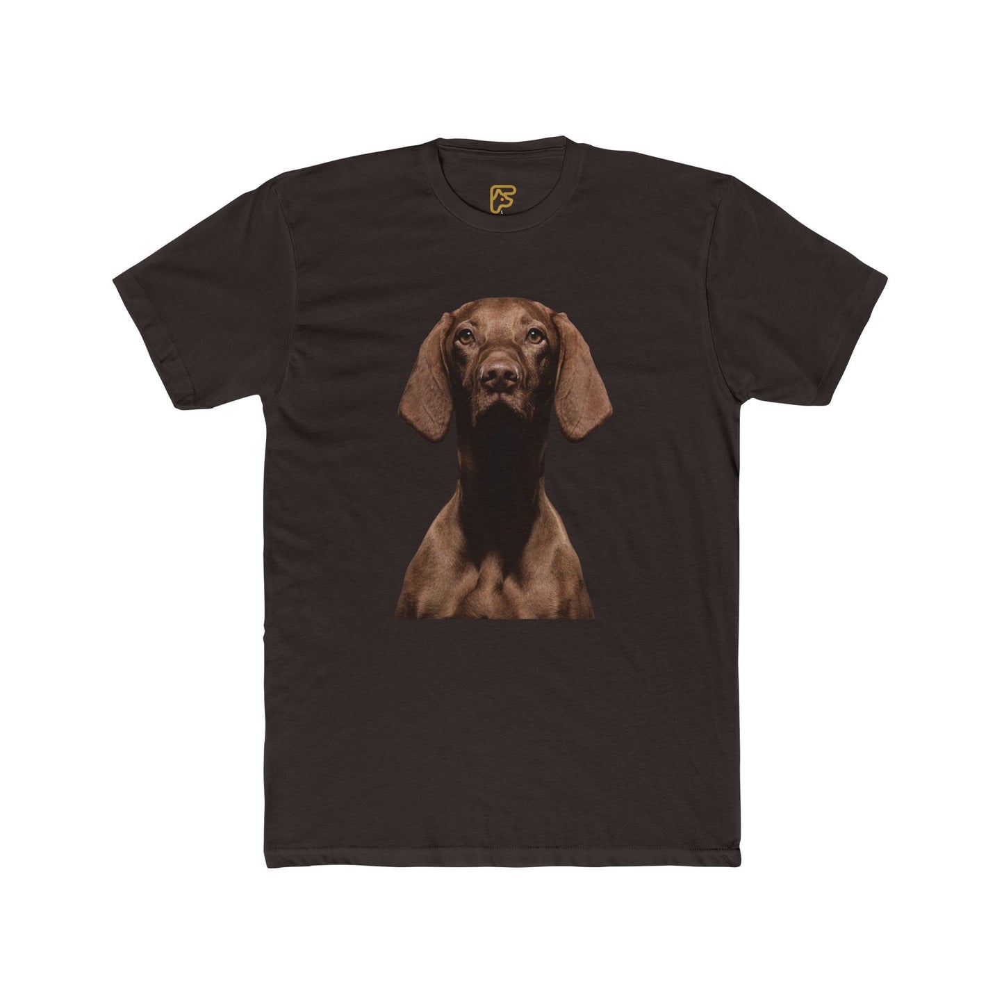Chocolate Dachshund T‑Shirt — Realistic Dog Portrait Tee for Dog Lovers