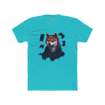 Shiba Inu Cyberpunk Tee — Cool Dog Portrait Graphic T-Shirt