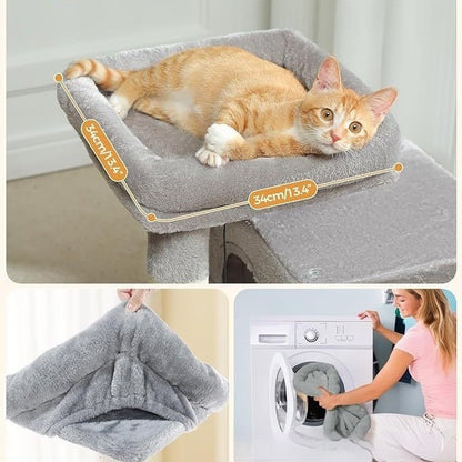 Creative Sisal Cat Climbing Frame – Cat Tree with Nest & Scratching Post