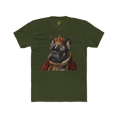 Royal French Bulldog T‑Shirt — Crowned Dog Portrait Tee