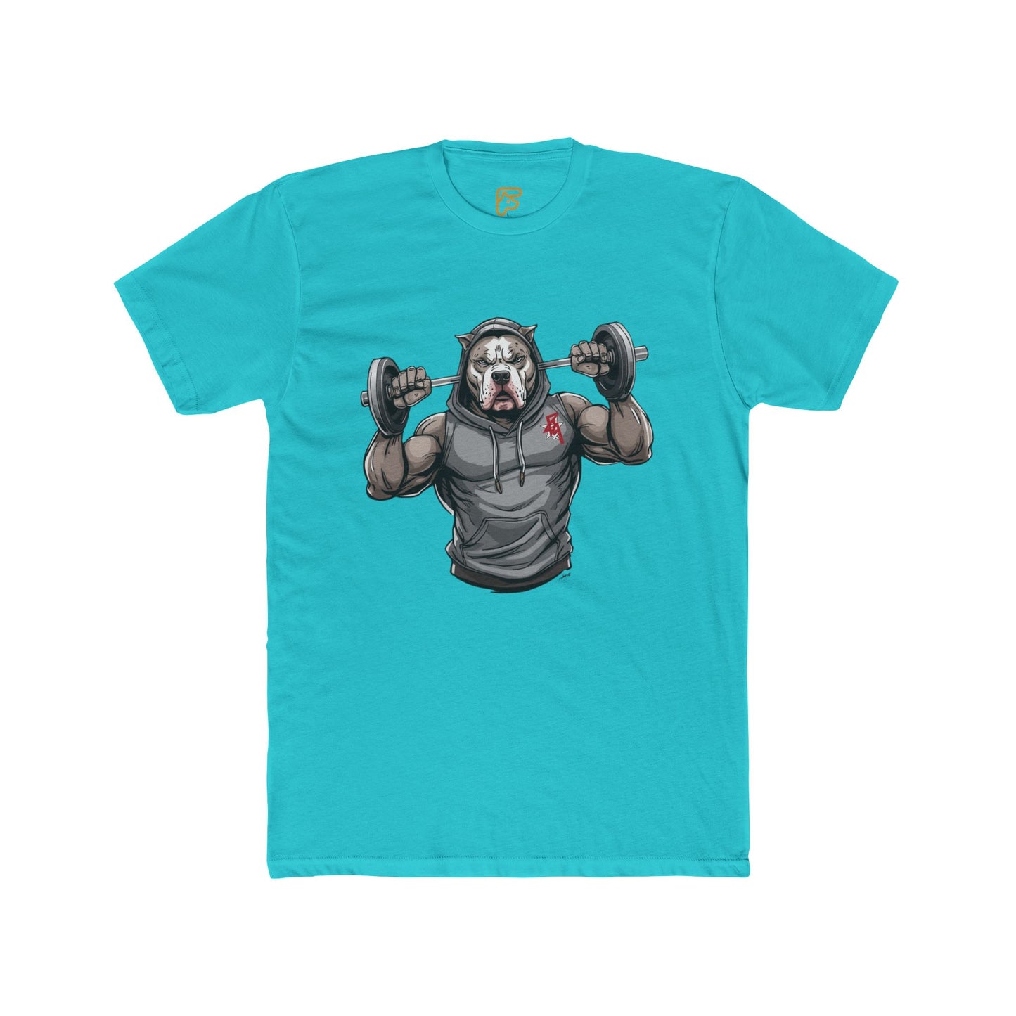 Gym Bear Strength T‑Shirt — Muscular Bear Lifting Dumbbells Workout Tee