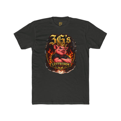 3G's Leytechon Pig Graphic Tee — Vintage Flame Streetwear Shirt