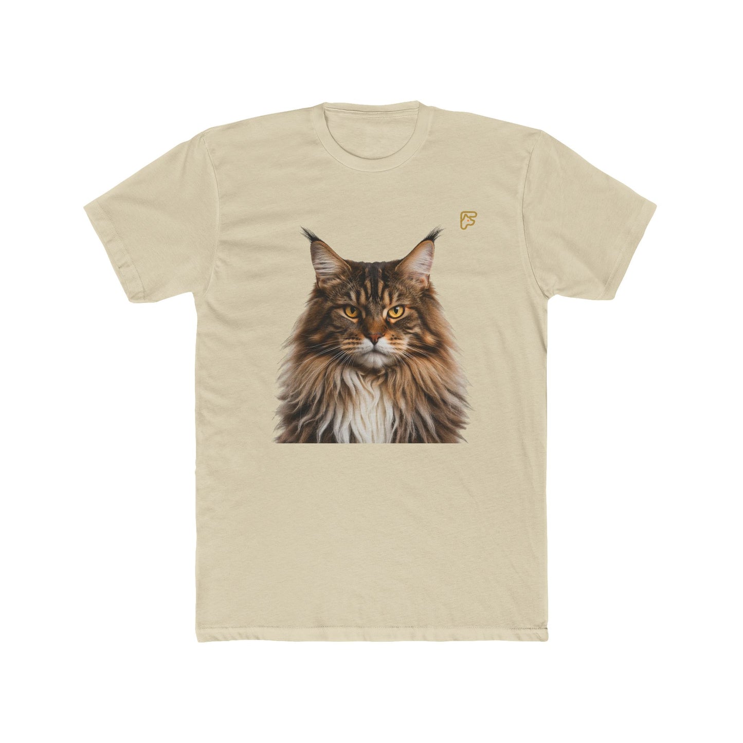 Maine Coon Cat Portrait T-Shirt