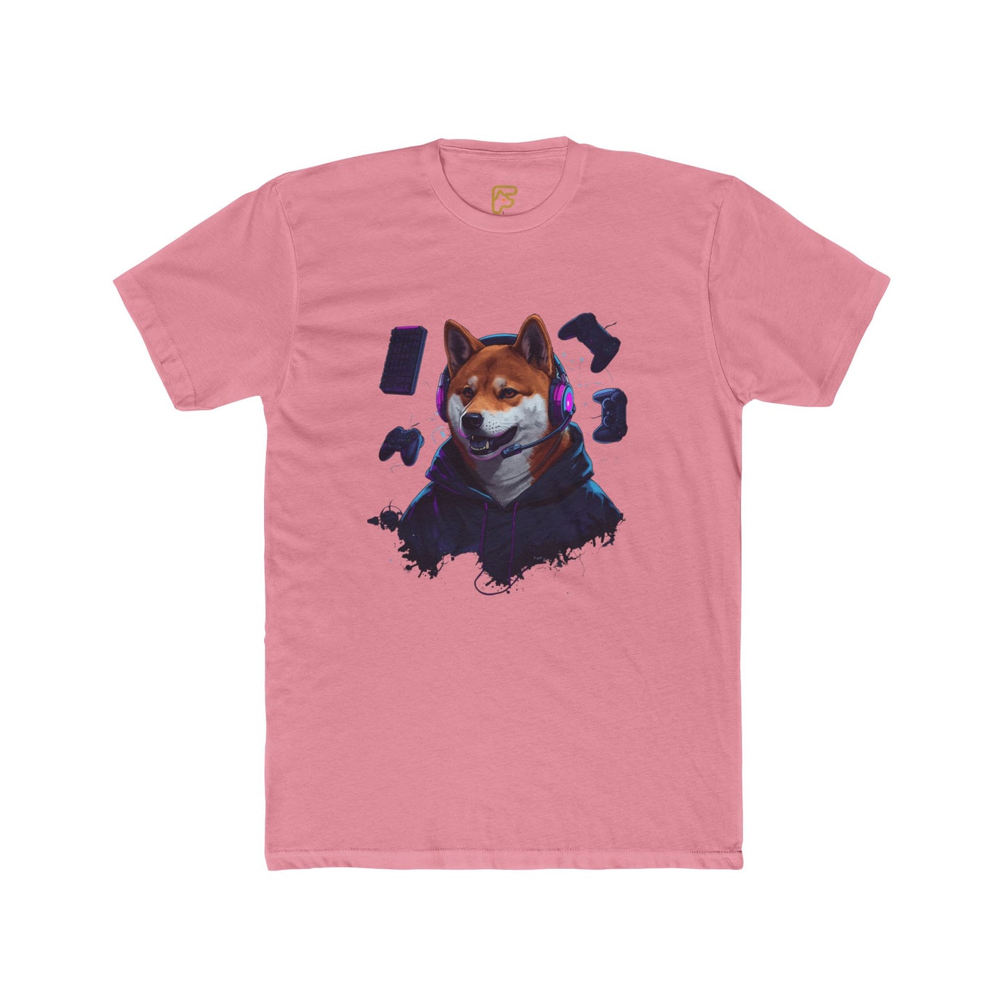 Shiba Inu Cyberpunk Tee — Cool Dog Portrait Graphic T-Shirt