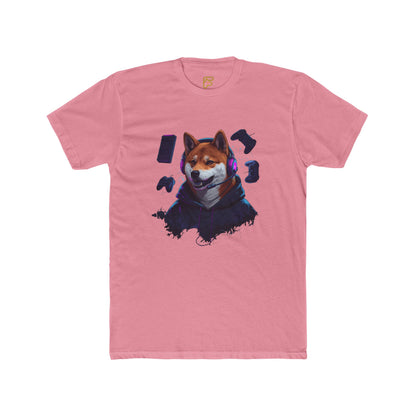 Shiba Inu Cyberpunk Tee — Cool Dog Portrait Graphic T-Shirt