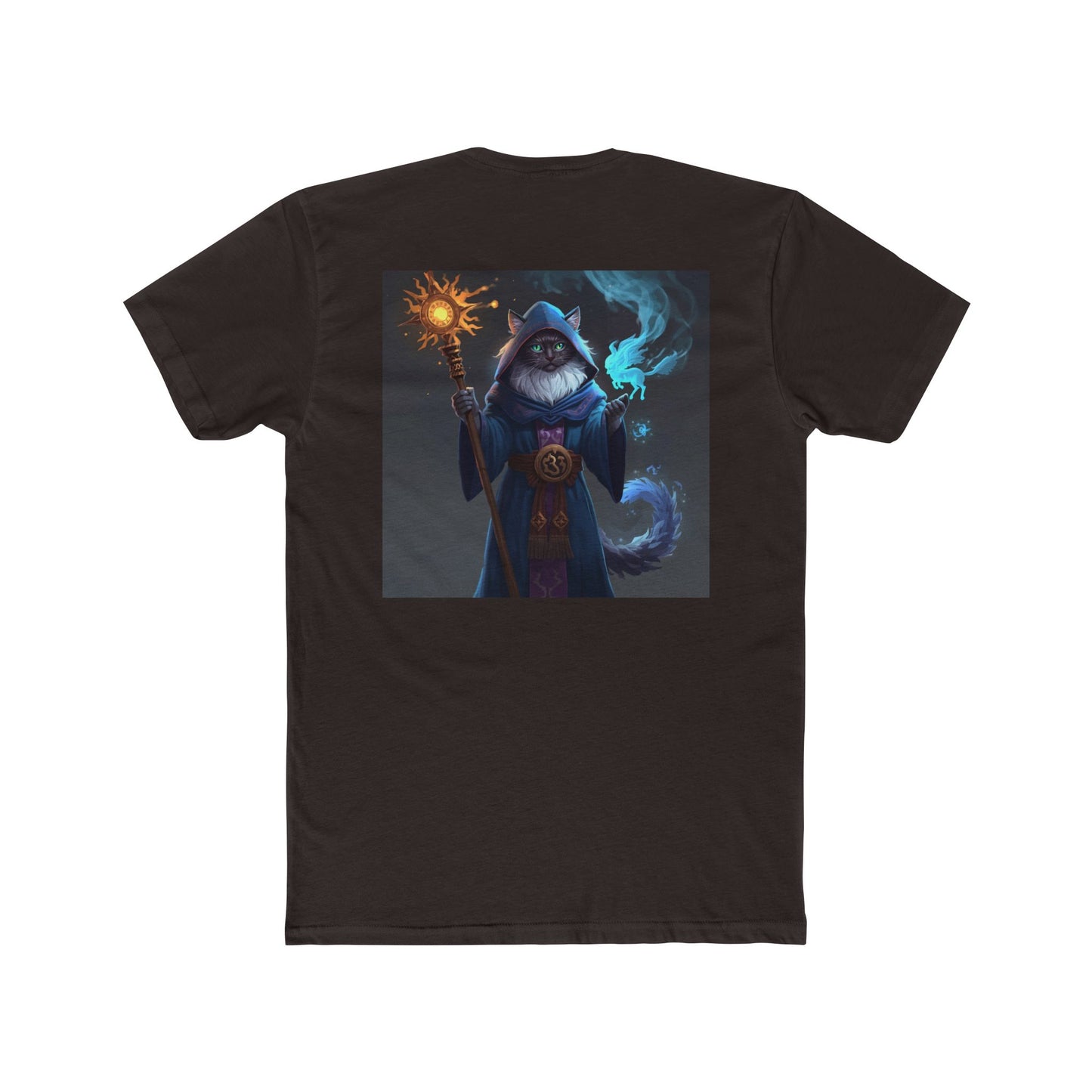 Wizard Cat Tee — Fantasy Mage Cat Graphic T-Shirt
