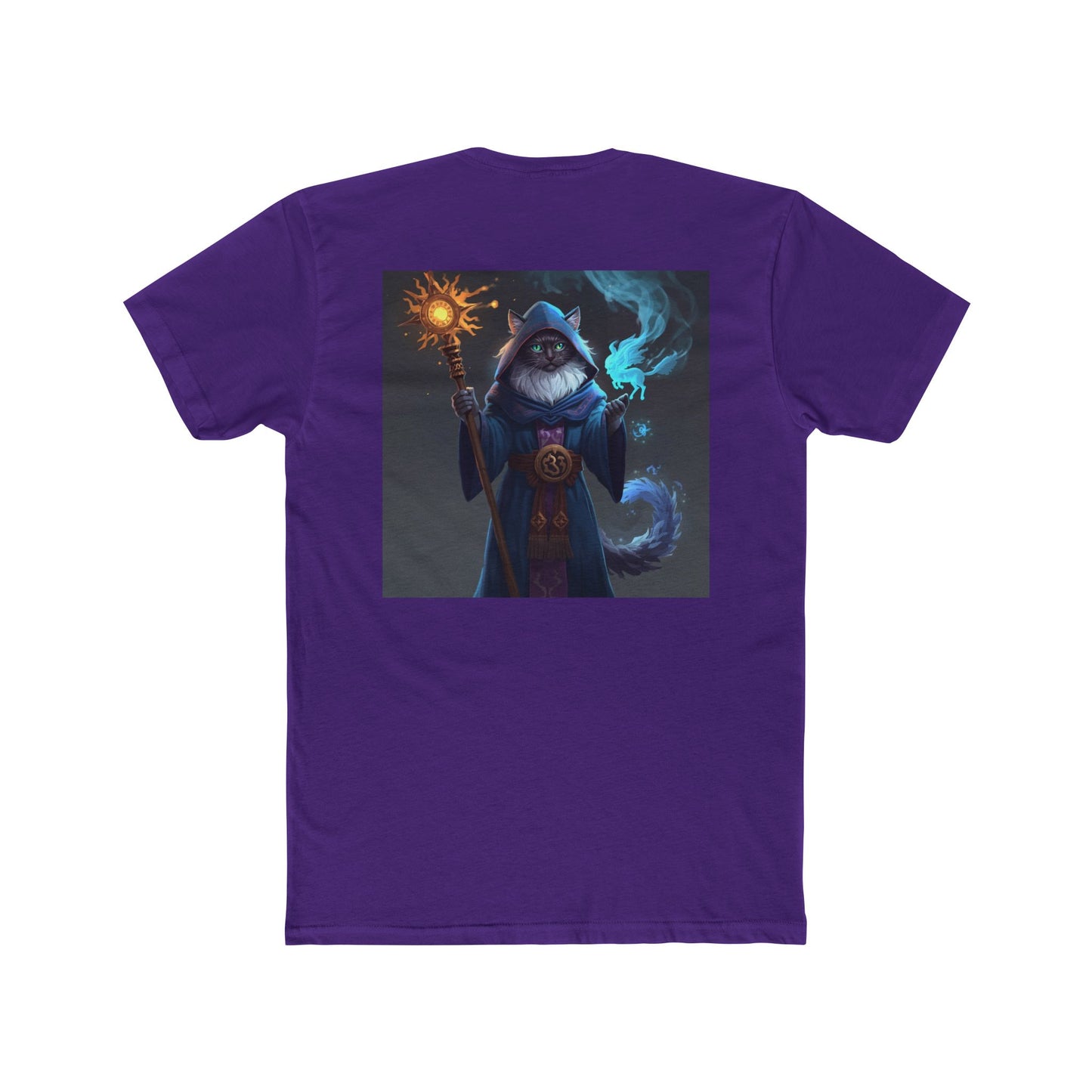 Wizard Cat Tee — Fantasy Mage Cat Graphic T-Shirt