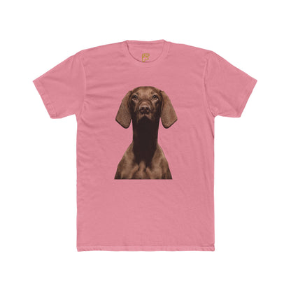 Chocolate Dachshund T‑Shirt — Realistic Dog Portrait Tee for Dog Lovers