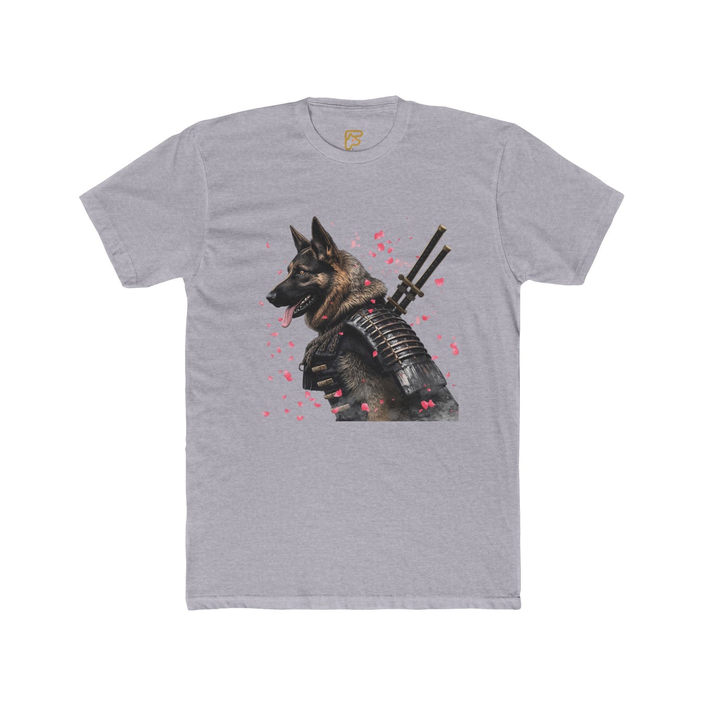 K9 Samurai Tee – Armored German Shepherd Graphic Shirt