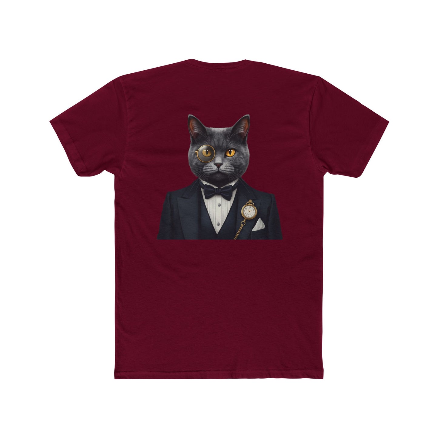 Cat Gentleman T-Shirt — Dapper Black Cat in Tuxedo Graphic Tee