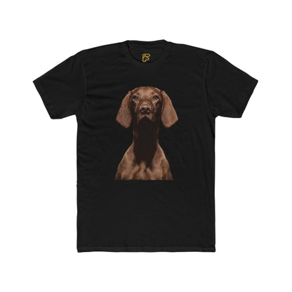 Chocolate Dachshund T‑Shirt — Realistic Dog Portrait Tee for Dog Lovers