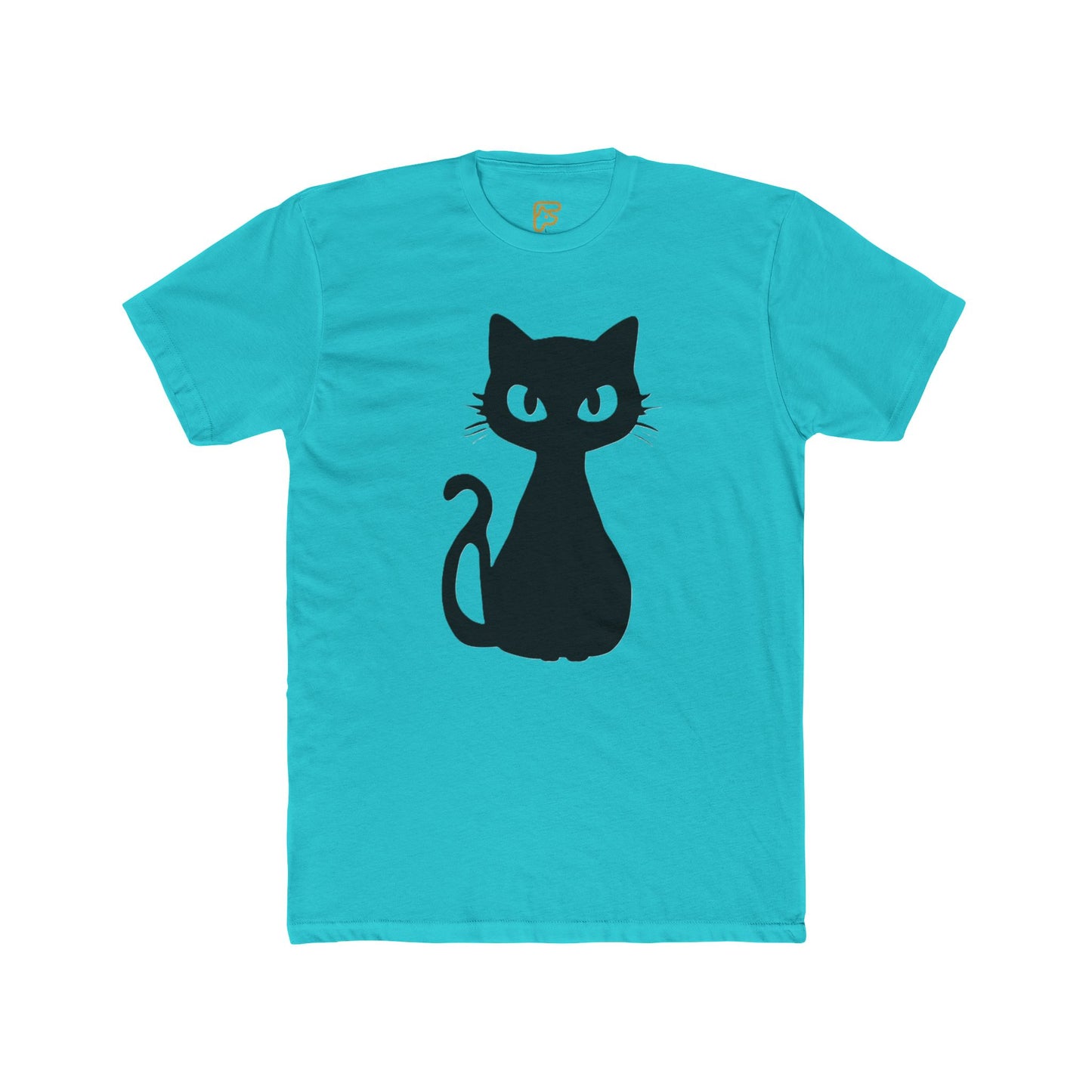 Black Cat Graphic Tee — Cute Minimal Cat Silhouette T-Shirt