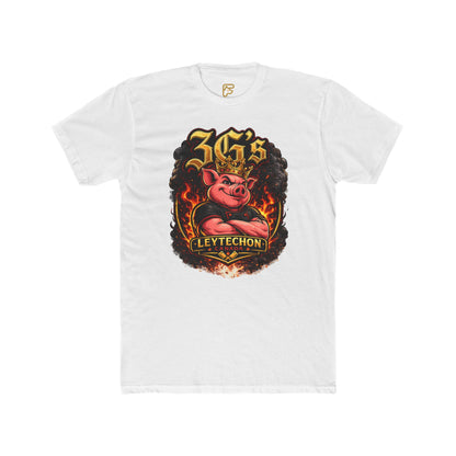 3G's Leytechon Pig Graphic Tee — Vintage Flame Streetwear Shirt
