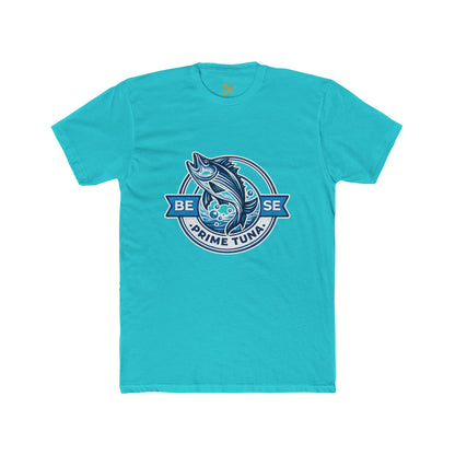 Prime Tuna Crest T-Shirt — 'Be Wise' Vintage Fishing Tee