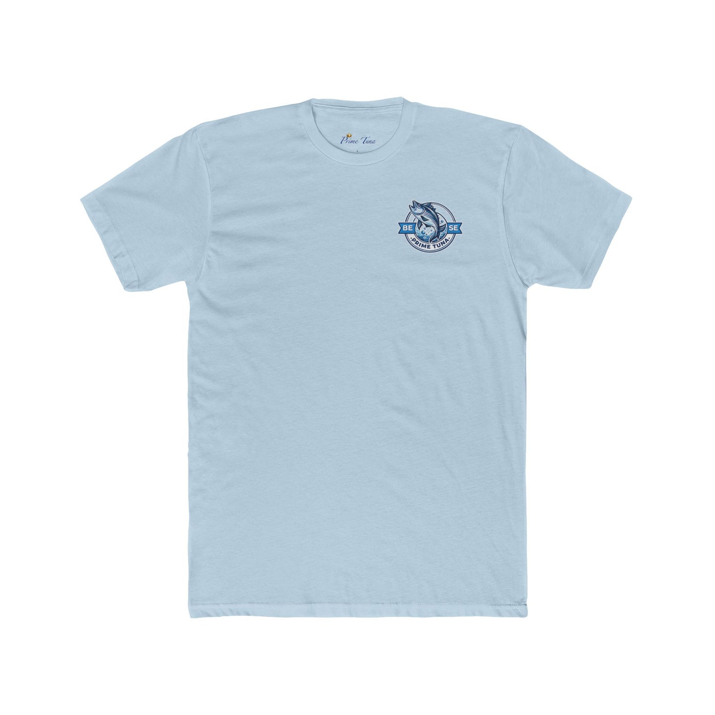 Sailfish Crest Tee — Vintage Blue Fishing Logo T‑Shirt