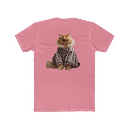Cat Crew Tee — Cozy Sweater Cat Graphic T-Shirt
