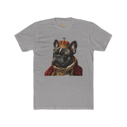 Royal French Bulldog T‑Shirt — Crowned Dog Portrait Tee