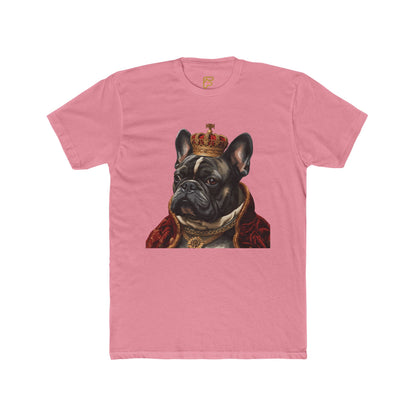 Royal French Bulldog T‑Shirt — Crowned Dog Portrait Tee