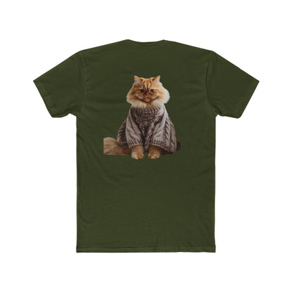 Cat Crew Tee — Cozy Sweater Cat Graphic T-Shirt