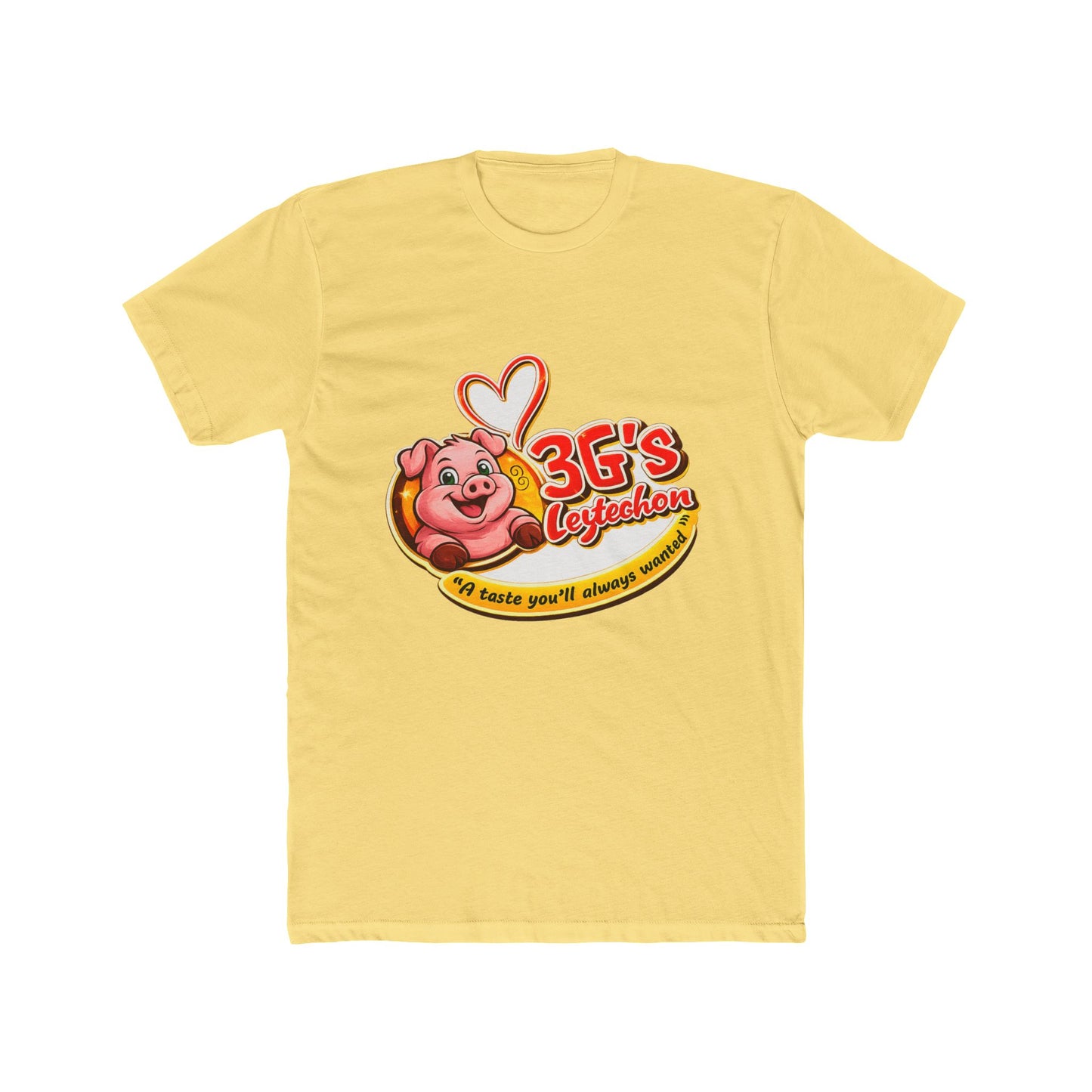 3G's Lychchon Pig Logo Tee - Cute BBQ Diner Shirt